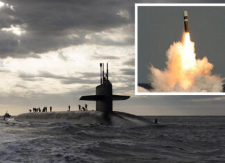 Пентагон официально подтвердил, что отправит в Южную Корею субмарину класса Ohio, способную нести 20 баллистических ракет Trident II с восемью ядерными боеголовками и дальностью пуска до 12 000 км