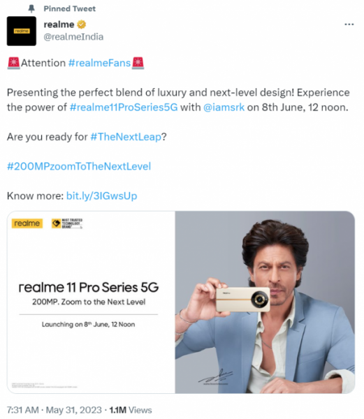 Realme 11 Pro/Pro+: объявлена ​​официальная дата презентации глобальной версии