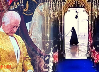 Смерть с косой на коронации Чарльза III попала на видео