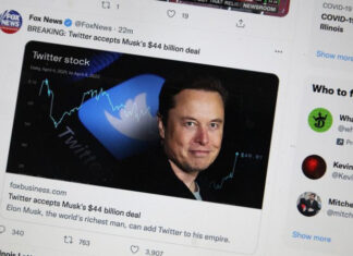 Стоимость Twitter упала почти на $30 млрд после того, как владельцем компании стал Илон Маск