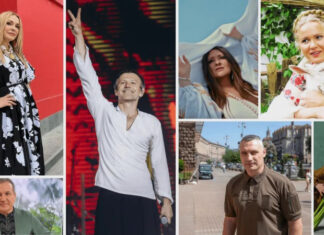 Святослав Вакарчук в белой, Виталий Кличко – в зеленой: как украинские звезды празднуют День вышиванки