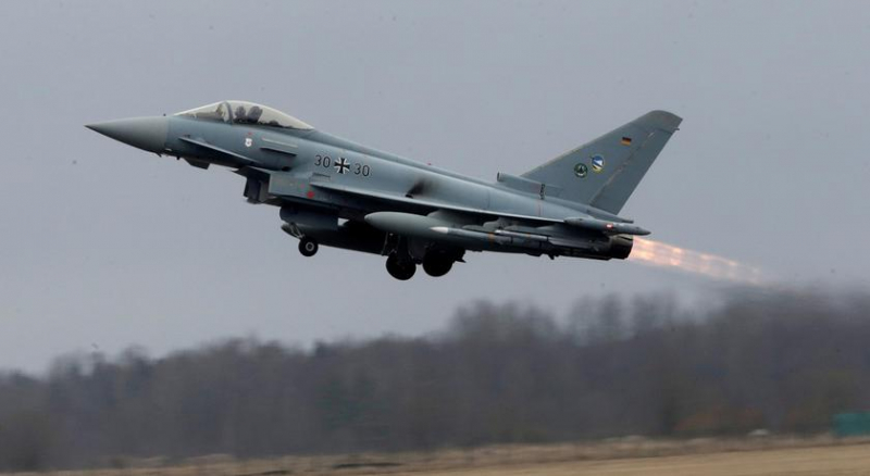 Украина рассчитывает на немецкие истребители четвертого поколения Eurofighter Typhoon