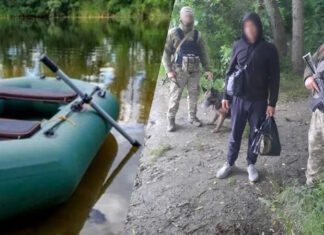 Украинец решил переплыть из Украины в Румынию с надувной подушкой и нарисованной картой