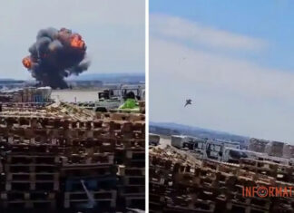 В Испании разбился истребитель F18: эпическое видео