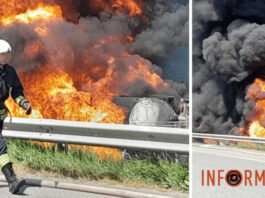 В Киевской области взорвался бензовоз: погиб водитель