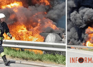 В Киевской области взорвался бензовоз: погиб водитель