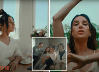 В клипе на новую песню «Янгол» Злата Огневич снялась вместе со своей семьей