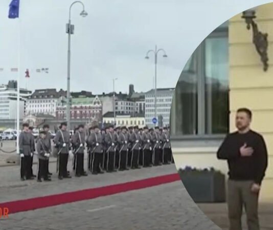 В офисе президента показали, как Зеленского встретили в Финляндии
