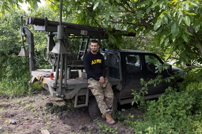 Вооруженные силы Украины используют уникальную реактивную систему залпового огня «Цербер» на базе гражданского пикапа