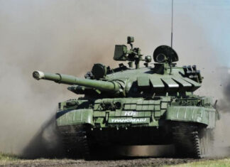 Вооружённые Силы Украины уничтожили российский танк Т-62МВ