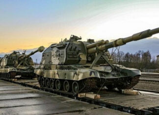 Вооружённые Силы Украины уничтожили высокоточными снарядами M982 Excalibur две российские самоходные гаубицы 2С19 «Мста-С»