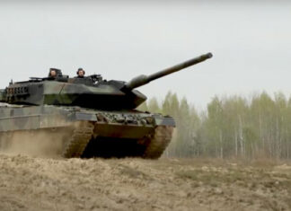Вооружённые Силы Украины впервые показали немецкие танки Leopard 2A6 (видео)