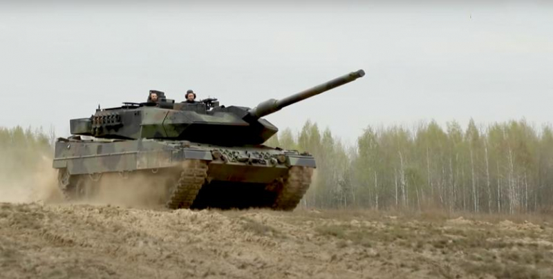 ВСУ впервые показали немецкие танки Leopard 2A6 (видео)