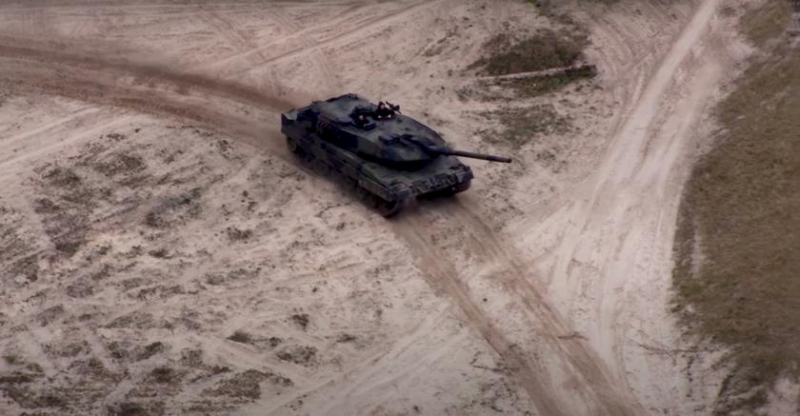 ВСУ впервые показали немецкие танки Leopard 2A6 (видео)