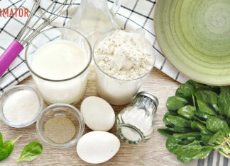 Завтрак воскресного утра: блинчики со шпинатом