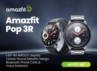 Amazfit Pop 3R: недорогие смарт-часы с датчиком SpO2 и 12 днями автономной работы за $42