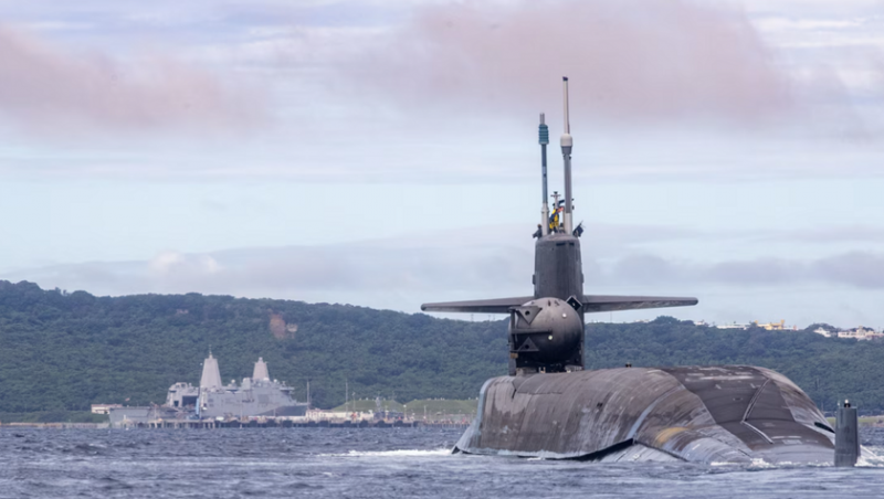 Атомная подводная лодка класса «Огайо» USS Michigan со 154 крылатыми ракетами «Томагавк» прибыла в Южную Корею впервые с 2017 года