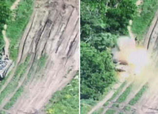 Дешёвый украинский FPV-дрон поразил российскую БМП-3 стоимостью от $1 млн с бронёй 688А-СБ6-2КП