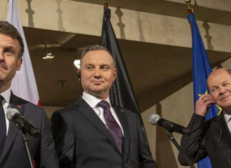 Дуда, Макрон и Шольц соберутся в Париже, чтобы обсудить членство Украины в НАТО