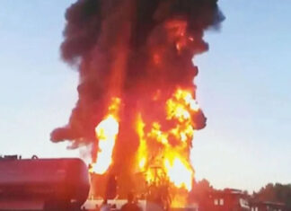 На крупнейшем в россии пороховом заводе вспыхнул пожар после взрыва, есть пострадавшие. Фото