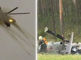 На территории Беларуси разбился российский Ми-24: кремлевские пропагандисты стали все отрицать