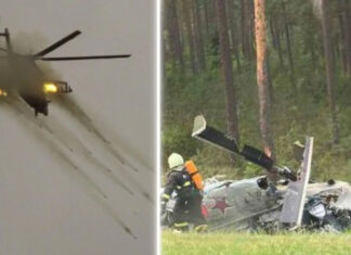 На территории Беларуси разбился российский Ми-24: кремлевские пропагандисты стали все отрицать