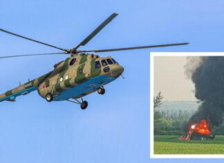 Наёмники из ЧВК «Вагнер» сбили два очень редких российских вертолёта радиоэлектронной борьбы Ми-8МТПР-1