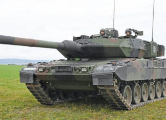 Немецкая армия приняла вооружение новый танк Leopard 2A7V с пушкой Rheinmetall L/55 и лучшей защитой в мире