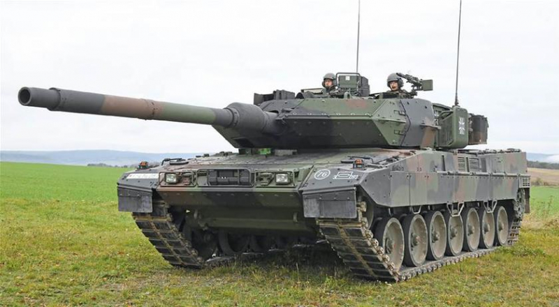 Немецкая армия приняла на вооружение новый танк Leopard 2A7V с пушкой Rheinmetall L/55 и лучшей в мире защитой