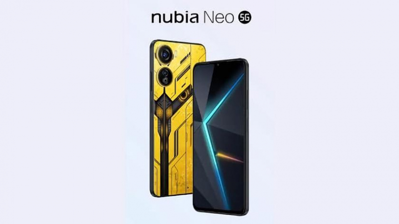 Nubia Neo 5G: игровой смартфон с дисплеем 120 Гц, чипом Unisoc T820, батареей 4500 мАч и ценой $199