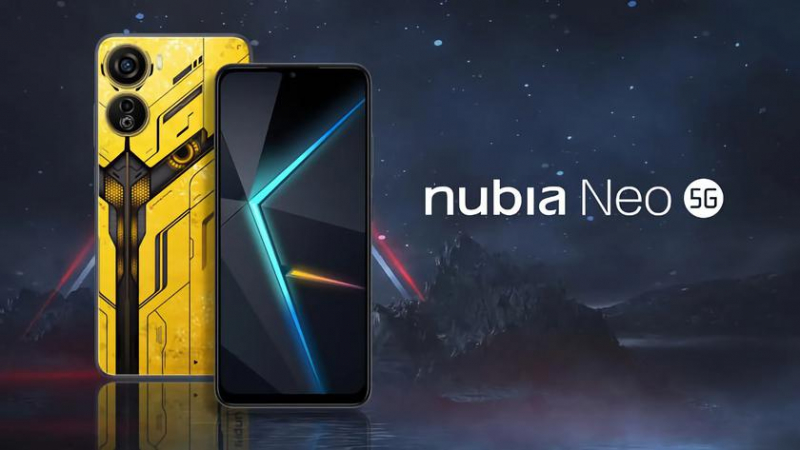 Nubia Neo 5G: игровой смартфон с дисплеем 120 Гц, чипом Unisoc T820, батареей 4500 мАч и ценой $199