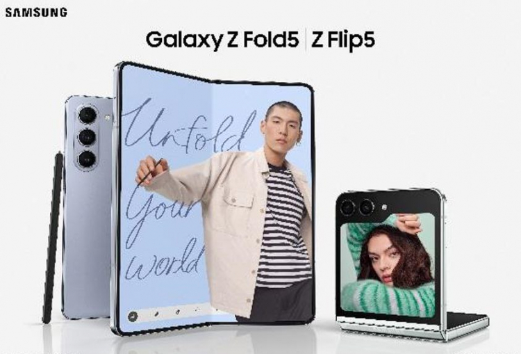 Пресс-рендеринг первого Samsung Galaxy Z Fold 5