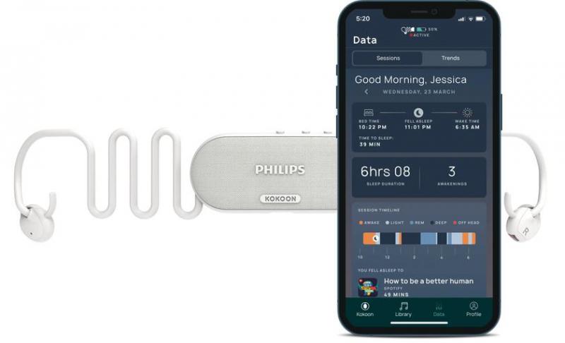 Philips запускает наушники с искусственным интеллектом на Kickstarter, чтобы помочь вам заснуть и отслеживать свой сон