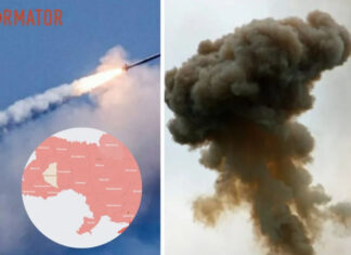 По всей Украине объявлена масштабная воздушная тревога, российские ракеты в небе: в Умани слышны взрывы