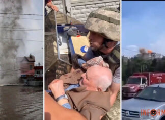 Россияне обстреливают Херсон во время эвакуации: есть жертвы среди гражданских. Видео