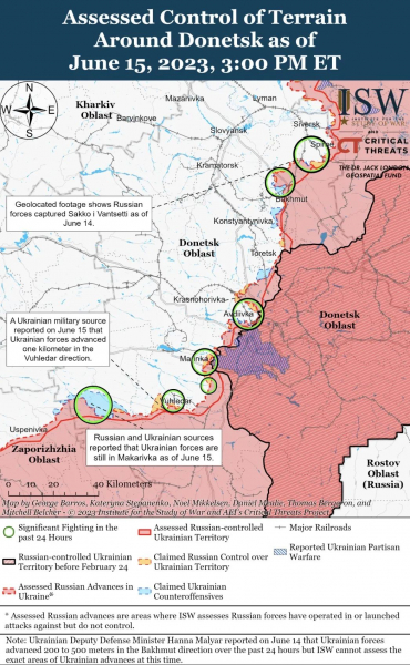 Русские осложнили продвижение украинских войск, но есть и успехи: МСЗ в контрнаступлении