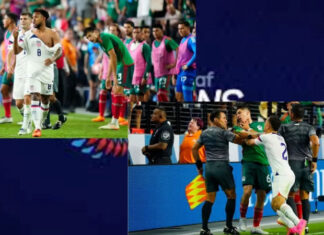 США — Мексика матч Лига наций CONCACAF 2023