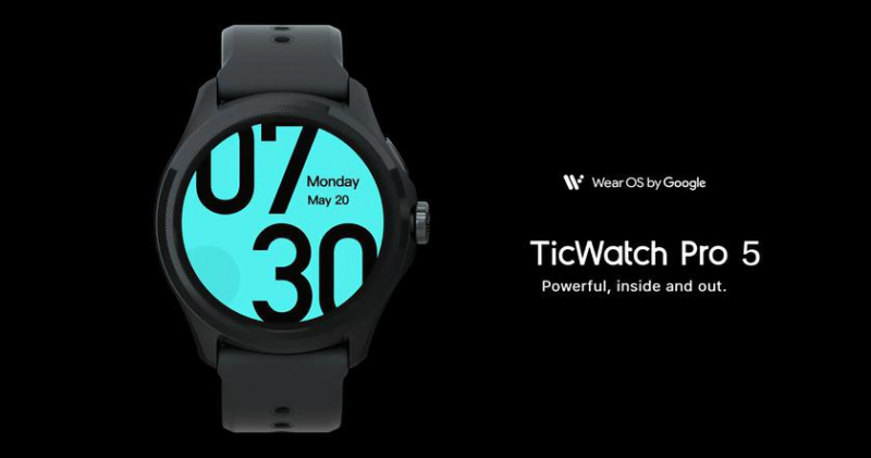 Ticwatch Pro 5 уже доступен на Amazon: двойной дисплей, чип Snapdragon W5+ Gen 1, до 80 часов автономной работы за 349 долларов