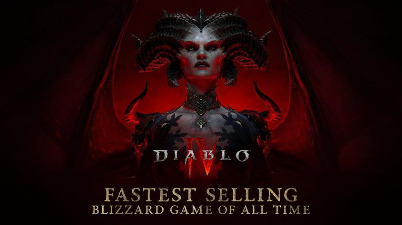 В день выхода Diablo IV стала самой продаваемой игрой Blizzard. Игроки провели более 93 миллионов часов в мире Санктуария