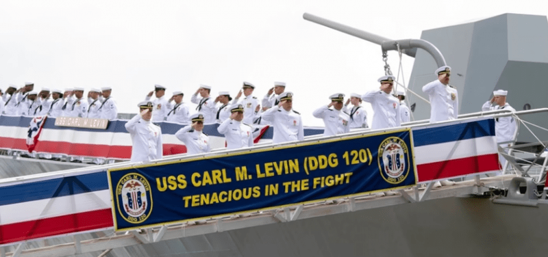 ВМС США пополнили эсминец USS Carl M. Levin (DDG 120) класса Arleigh Burke