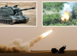 Вооружённые Силы Украины с помощью HIMARS уничтожили шесть российских самоходных гаубиц «Мста-С»