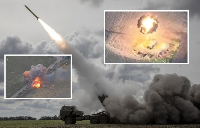 ВСУ уничтожили ракетный комплекс БМ-21 «Град» и колонну российской военной техники с помощью высокоточного снаряда GMLRS M30A1