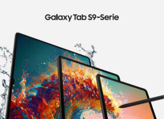 Все три планшета Samsung Galaxy Tab S9 показали на официальном рендере: Galaxy Tab S9 Ultra сохранит вырез-«челку»