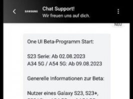 Samsung Galaxy S23, S23+, S23 Ultra, а также Galaxy A34 и A54 получат большое обновление 2 августа