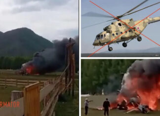 В россии упал вертолет Ми-8. Многие погибших и пострадавших — видео