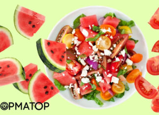 Августовский завтрак: как объединить арбуз, помидоры и фету