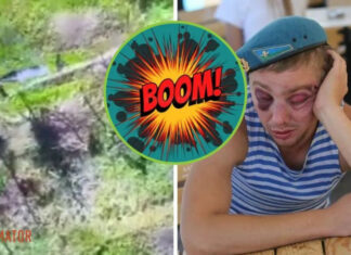 Бутусов показал эффектное видео уничтожение российских десантников дроном ВСУ