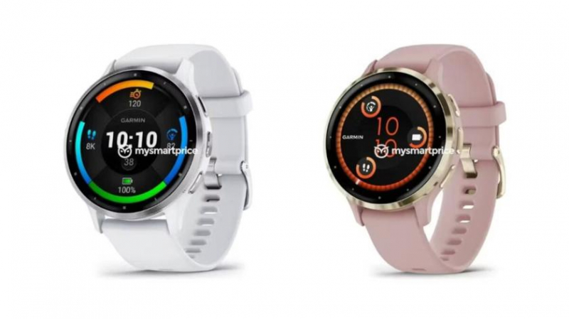 Garmin Venu 3 и Venu 3S на официальных рендерах: дизайн часов, размер и цвета