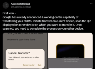 Google сделала упрощенную систему передачи eSIM на Android: теперь виртуальная SIM-карта доступна всем