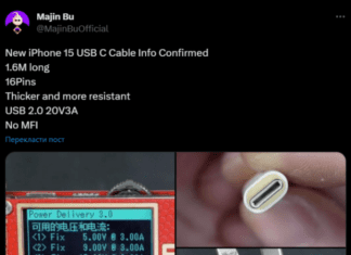 Кабели Type-C для Apple iPhone 15 могут быть ограничены USB 2.0